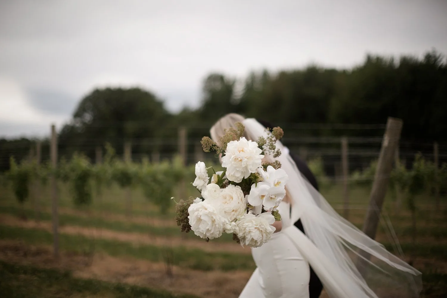 One-of-a-kind wedding florals by Three Swords Floral Co.