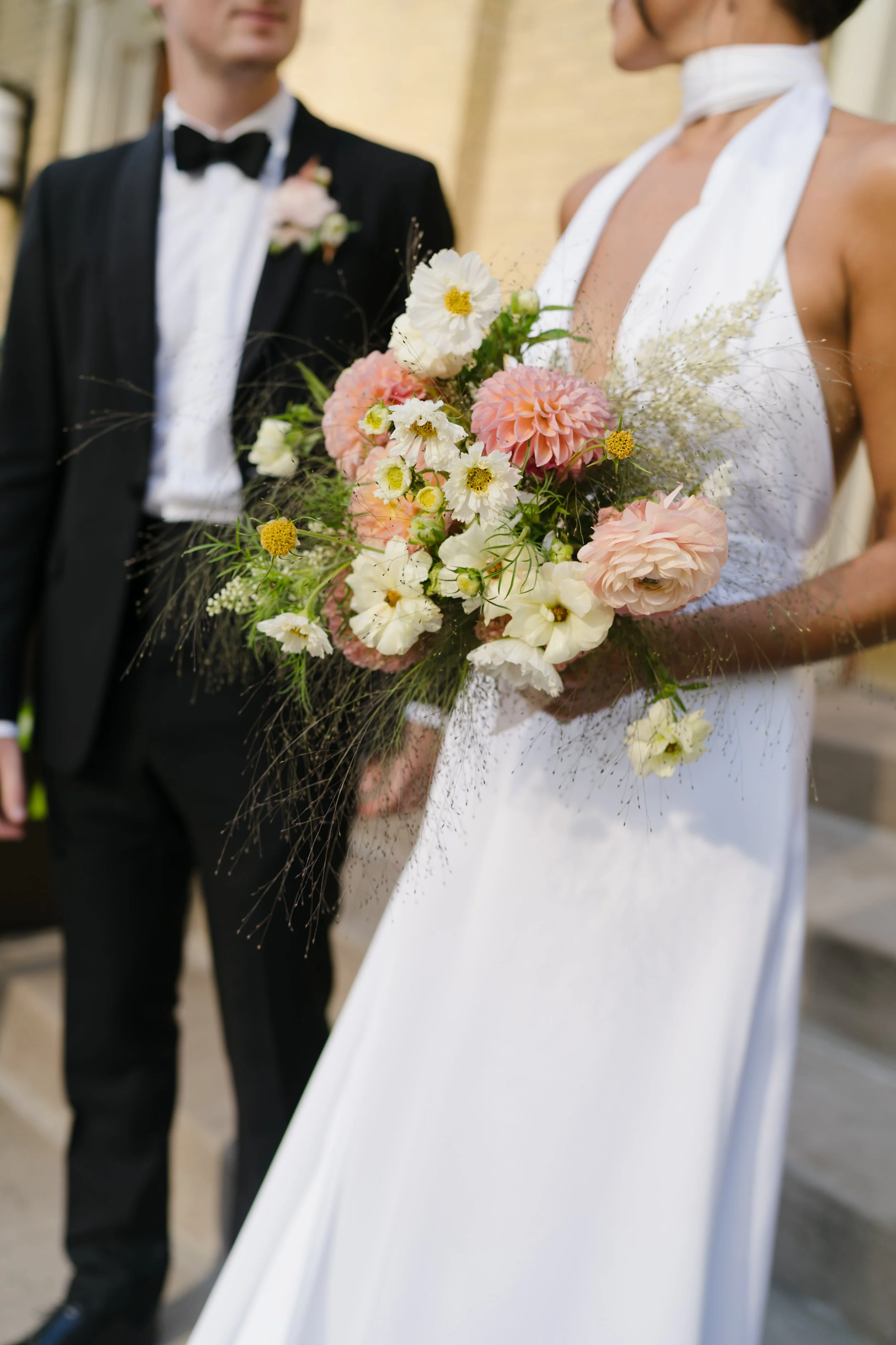 Wedding floral design detail