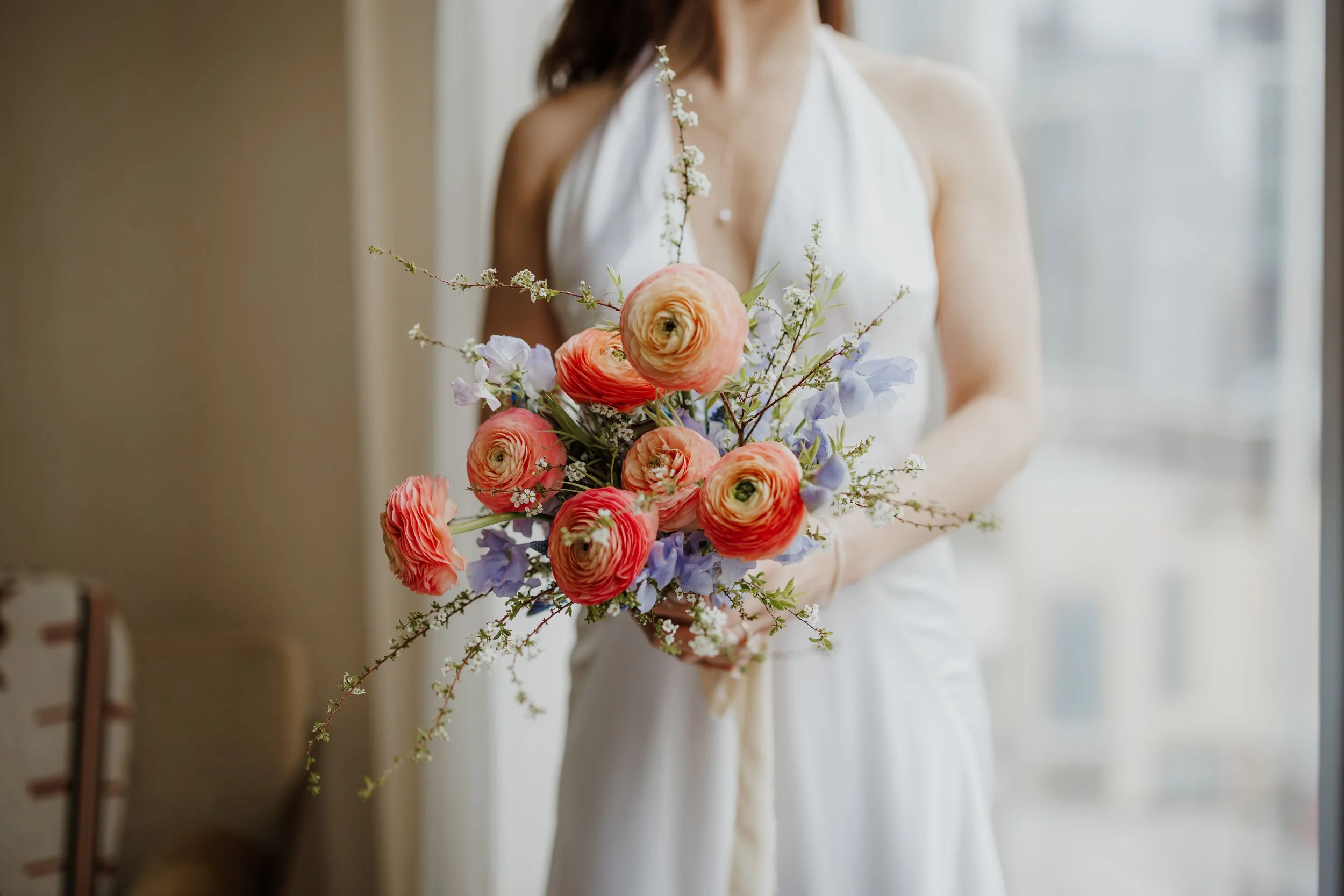 Reception tablescape florals