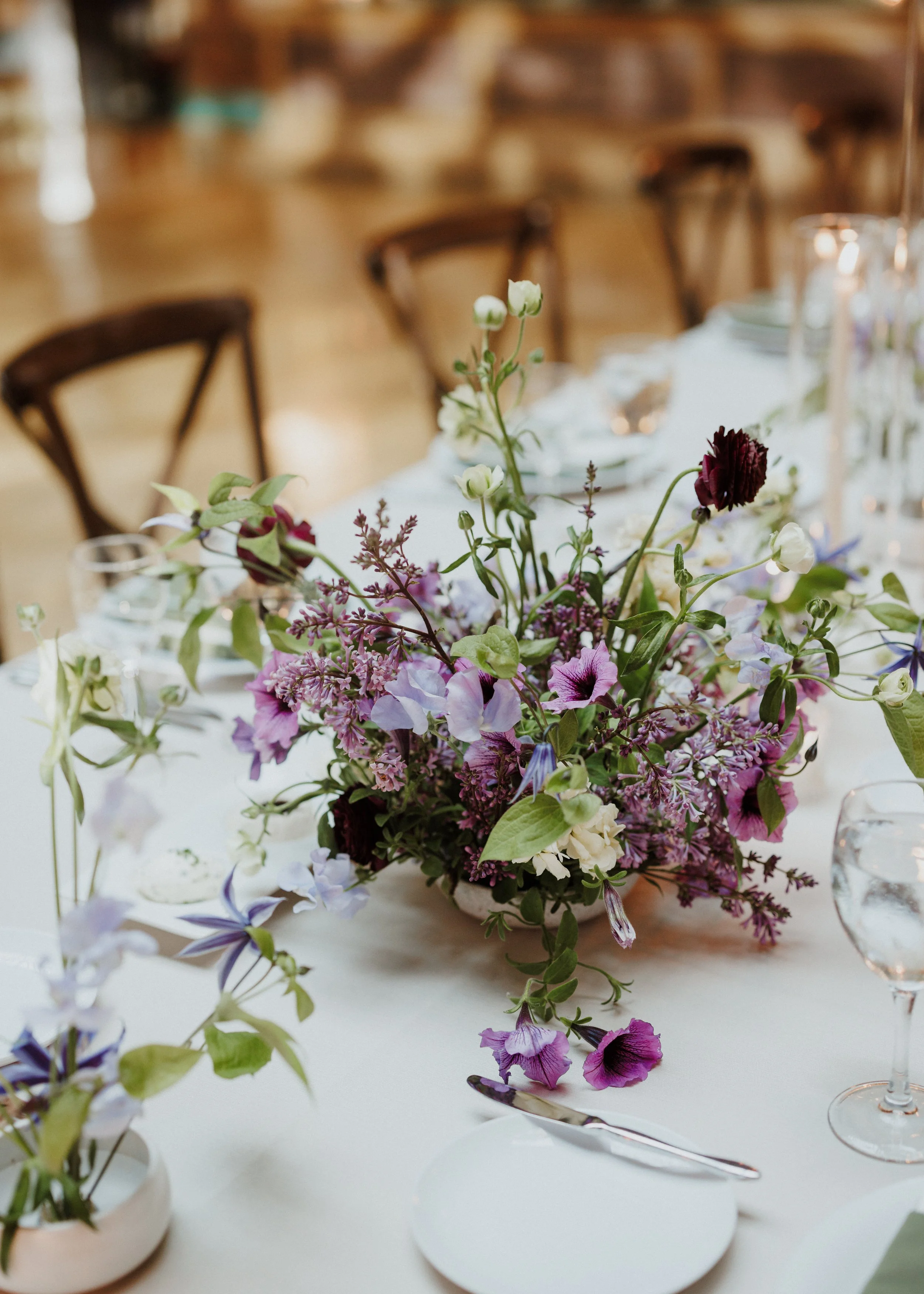 Sculptural floral installation
